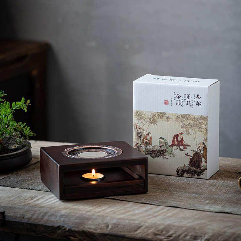 重竹蜡烛台 合金防烫圈蜡器烛温干烧茶茶玻壶加底茶炉保热温底座,淘宝优惠券,粉丝福利购,淘宝优惠卷