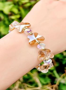 批发水晶水晶手链颜色甜美手链