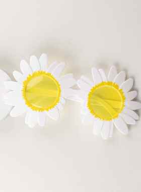 装饰眼镜派对搞怪道具太阳花小雏菊花朵形状拍照道具塑料造型墨镜