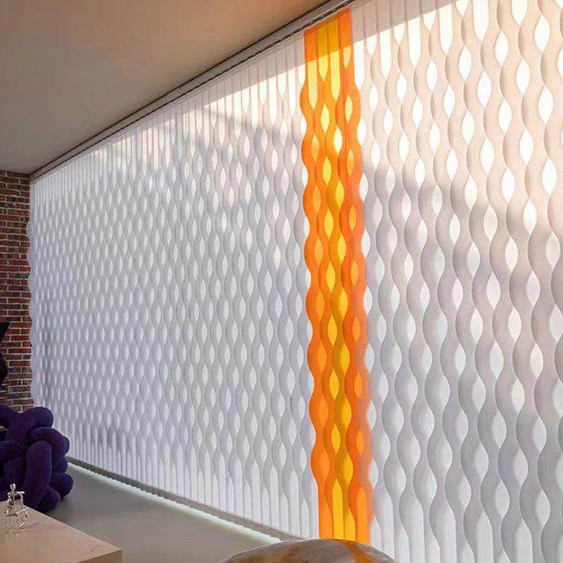 波纹帘电动轨道垂直帘卧室梦幻帘竖百叶水波帘智能语音办公遮阳帘,淘宝优惠券,粉丝福利购,淘宝优惠卷