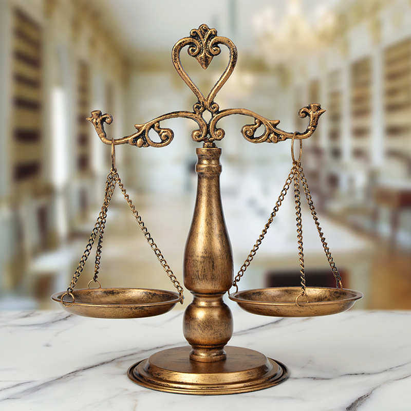 仿古工艺品装饰品铁艺摆件天平款式做旧复古桌面立式置物架批发,淘宝优惠券,粉丝福利购,淘宝优惠卷