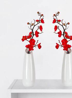 仿真梅花中式腊梅家居装饰插花田园梅花软装道具假花拍摄浪漫旅途