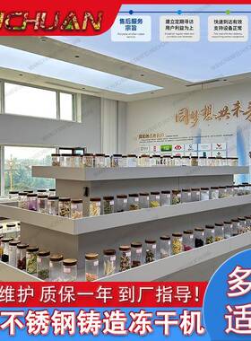 脱水薄荷叶冻干机器304不锈钢铸造冻干设备FD真空食品级冻干机
