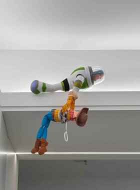 【家居好物】巴斯光年救援胡迪挂件摆件房间吊顶布置创意吊饰公仔