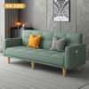 Multifunctional folding sofa bed dual-purpose fabric sofa simple single living room rental room folding bed lazy small apartment