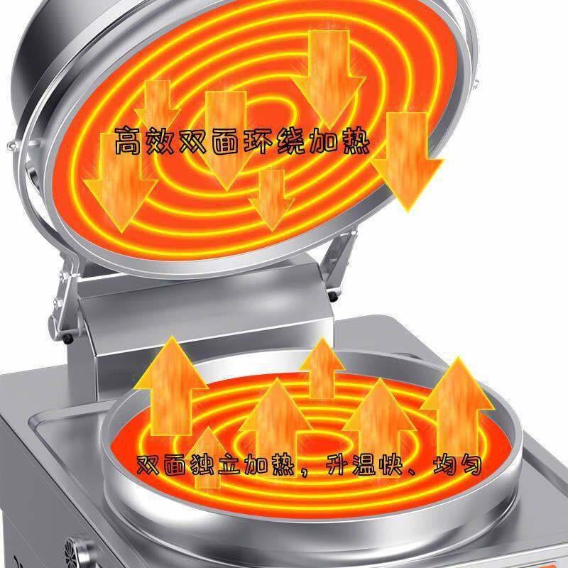 Gas-fired electric baking pan, commercial sauce-flavored pancake oven, pan-fried buns stall, pancake machine, tortilla pancake stall