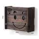Solid wood wireless router storage box wall-mounted set-top box storage rack wif living room light cat TV wall storage box