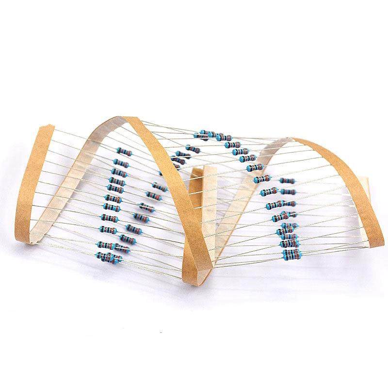 1/4W金属膜电阻器 1/2W 1W 2W元件1%五色环22欧姆3R51K10K4.7K1M8,淘宝优惠券,粉丝福利购,淘宝优惠卷