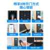 3D Smart Fingerprint Lock Face Recognition Glass Door Lock Office Card Swipe Password Lock Hole-Free Access Control Attendance Machine
