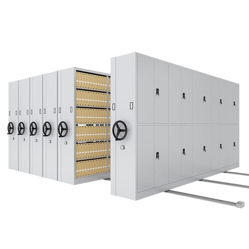 厂家定制钢制密集架电动智能密集柜轨道移动文件档案柜手动档案架 - 图2