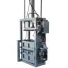 Vertical scrap paper carton baler thickened industrial waste baler stainless steel scrap aluminum chip briquetting machine