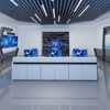 Thickened cold-rolled steel console, monitoring desk, control desk, command center, dispatching desk, security desk, computer desk, office desk