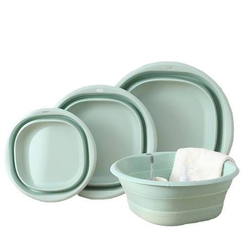 日本折叠盆便携式旅行脸盆