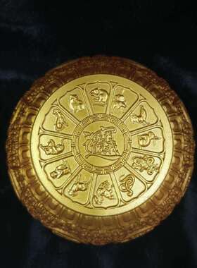 厂家直铜金销蟾聚宝存盆钱罐厅JT-A004摆件家居客五路财神聚宝盆