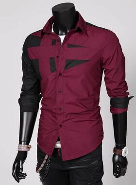 Men s Casual Shirts Slim Fit Social Shirt for Men 男商务衬衫