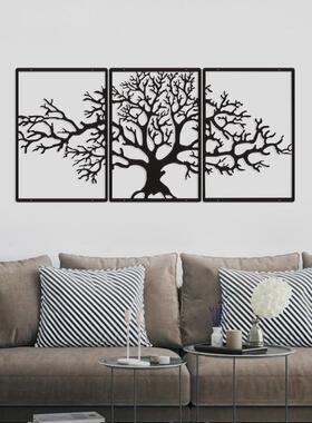 生命之树3面板饰客饰厅墙面装9-25-24-电视背景家壁挂墙上办公室