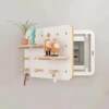 Blocking-free decorative painting decoration meter box punching block strong and weak electricity hole solid wood shelf cover weak electricity and strong