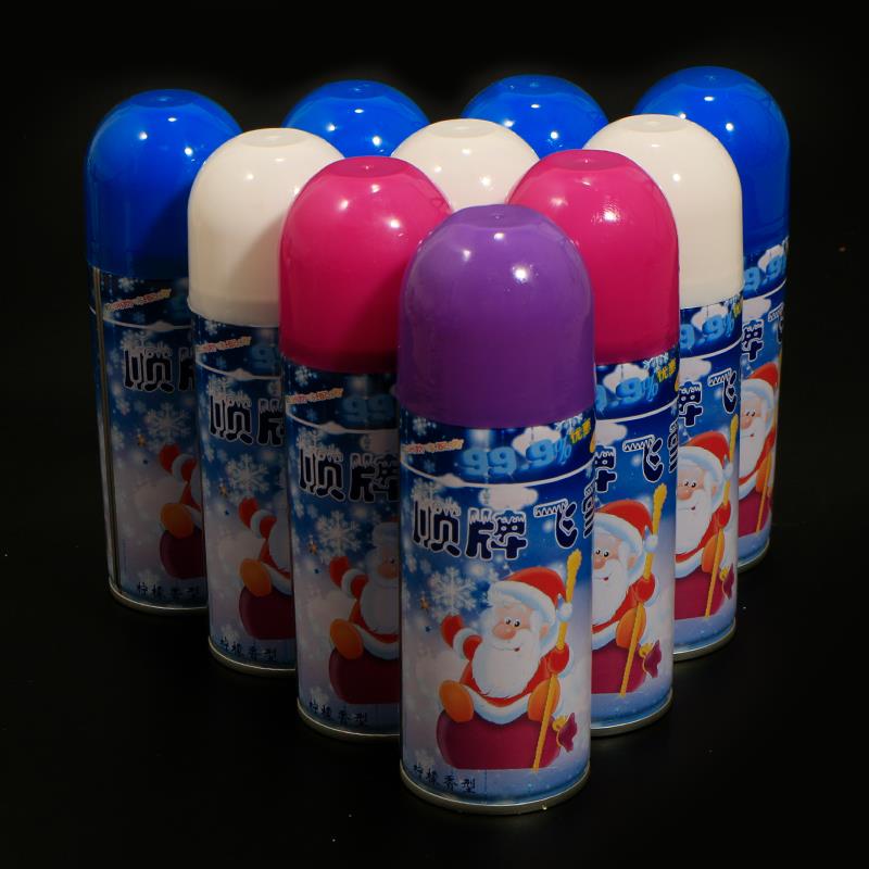 彷真白色飞雪喷雾泡沫雪花喷雪罐人工人造雪圣诞节下雪假雪道具喷 - 图3