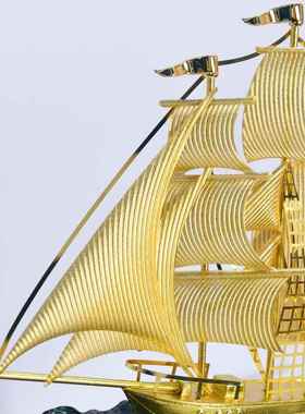 正品金风箔帆风帆饰品乔财开门红礼品办公桌客招厅迁礼物