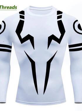 3D Print Compression Shirts for Men Gym Workout Fitness Unde