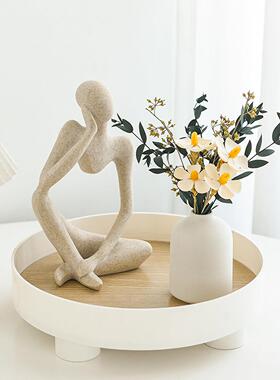 高级感软装客厅卧室装饰品摆件轻奢高档现代小众入户玄关家居道具