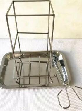 表文架底座 道用品烧表筒架架子夹托盘铁架三件套法器出售