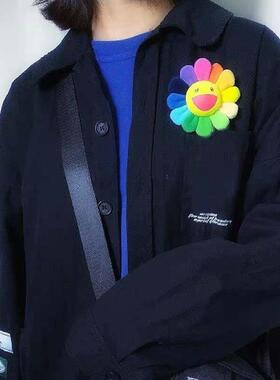 Colorful Sunflower Brooch Bag Clothing Pin Accessories装饰品