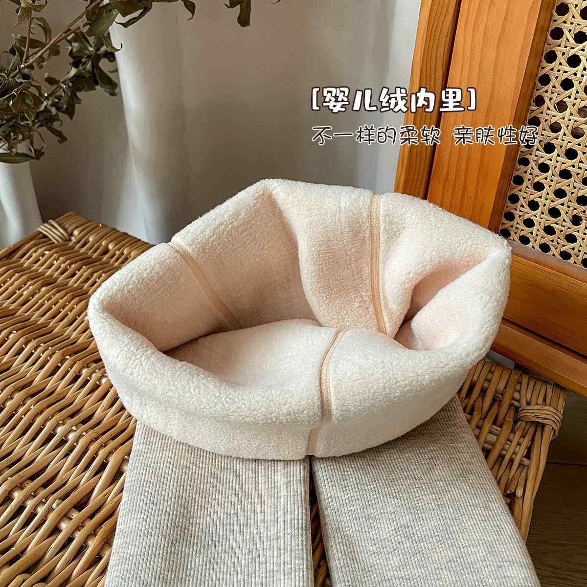 女童打底裤加绒加厚秋冬保暖一体裤棉质竖条纹儿童九分踩脚连裤袜,淘宝优惠券,粉丝福利购,淘宝优惠卷