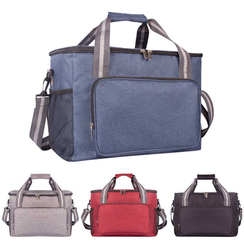 2022新款保温袋户外大容量保冷冰包牛津布野餐包手提保温包,淘宝优惠券,粉丝福利购,淘宝优惠卷