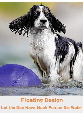 Pretty&Better Silicone Flying Saucer Dog Cat Toy Dog Game F