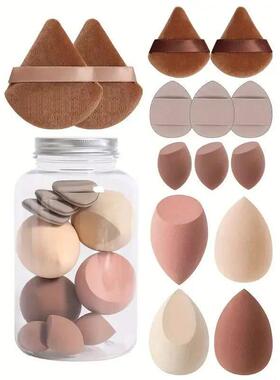 12/14Pcs Makeup Sponge Cosmetic Puff Foundation Sponges Blen