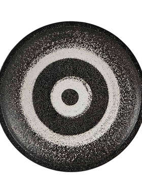 北欧简约现代创意几何壁挂陶瓷盘摆件样板间酒店民宿客厅装饰摆设