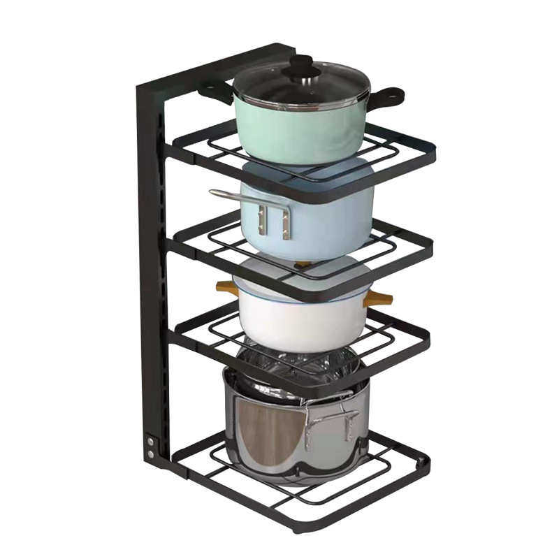 厨房炊具置物架 墙角柜内分层收纳架 厨房电器炒菜锅收纳锅架子,淘宝优惠券,粉丝福利购,淘宝优惠卷