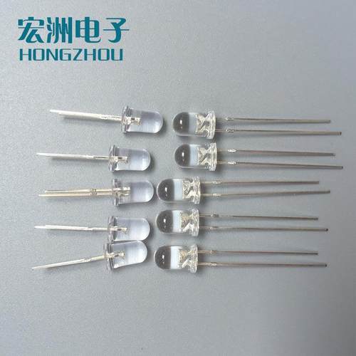 F5圆头无边七彩慢闪led发光二极管 5MM自动RGB慢闪 闪慢灯泡 - 图0