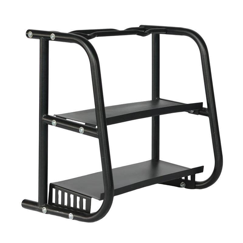 Three-layer dumbbell rack household multi-functional storage rack multi-layer vertical women's kettlebell rack full set combination