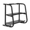 Three-layer dumbbell rack household multi-functional storage rack multi-layer vertical women's kettlebell rack full set combination