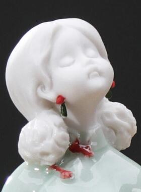 正品厅创意新中古典人物陶瓷精品式女客玄关电仕视柜家居禅意装饰