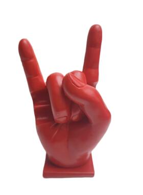 跨境新款创意树脂工艺鼓手架手势架子树脂工艺家居桌面摆件