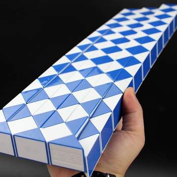 Magic Ruler with 24 Segments, 36 Segments, 48 Segments, 72 Segments, Spring-Shaped Special-Shaped Magic Cube, Educational Toy for Children and Students