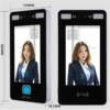 7-inch community office DW face recognition access control system lock time and attendance all-in-one machine brush face punch office glass door finger