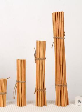 天然手工DIY原木树枝幼儿园环创材料漂流木桩不规则木棍摆件装饰