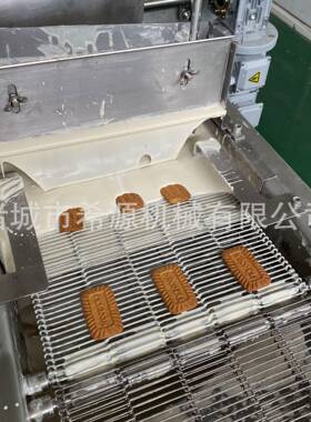 脆升升巧克力薯片涂层冷却线 鸡腿雪糕上浆机 爆米花巧克力涂层机