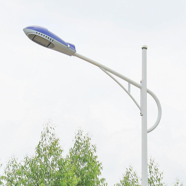 led市电飞机灯具市政建设亮化6米路灯杆海螺臂led道路防雷路灯 - 图0