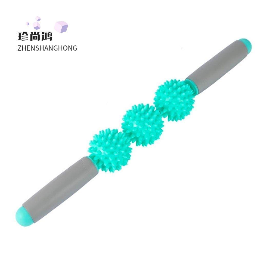 瑜伽狼牙棒刺猬球深度按摩小腿肌肉放松滚轴健身筋膜棒滚轮长高,淘宝优惠券,粉丝福利购,淘宝优惠卷