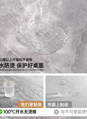 新款直销厨房防油贴纸定制灶台台面耐温防水墙贴加厚大理石墙纸自