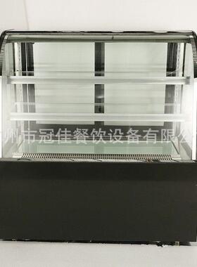 跨境商用蛋糕柜半弧水果蔬菜蛋糕冷藏柜多规格款式展示柜