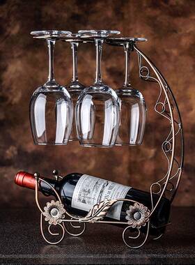 创意家居红酒架摆件客厅电视柜简约装饰品高档轻奢现代红酒柜摆件