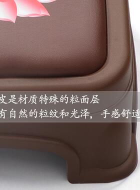 蒲团莲花皮坐垫家用跪垫拜凳家用打坐加厚蒲垫塑料可收纳跪凳