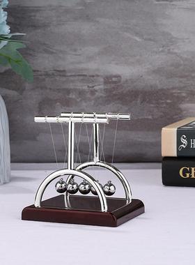 办公桌方形黑底撞球儿童装饰摆件