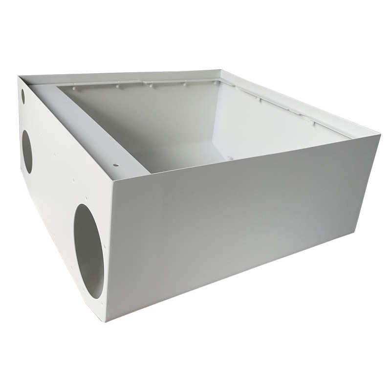 Customized aluminum plate spray cabinet chassis processing iron box sample gold body to customize metal drawing powder processing anode shell